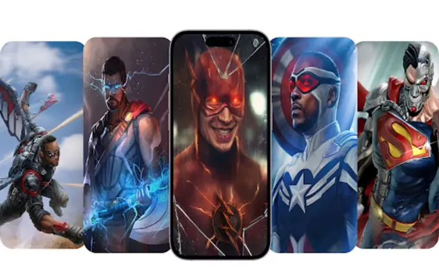 Superheroes Wallpapers HD android App screenshot 0