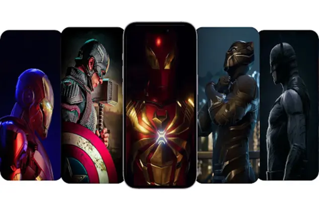 Superheroes Wallpapers HD android App screenshot 1